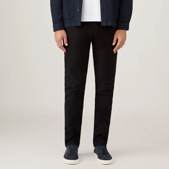 SUNSPEL Men’s Cotton Drill 5 Pocket Trouser Black Size 32 X 32 34 X 32